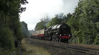 70000 Britannia roaring up Filton and Llanvihangel Bank with the Welsh Marches Express  07092022 [upl. by Stinky]