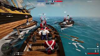 Naval battle gameplay  Holdfast Nations at war [upl. by Ralyks253]