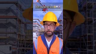 Part 20  work smarter not harde👷💯💡 workers work job smart construction viralvideo shorts [upl. by Ametaf]