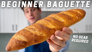 The Easiest Actually Good Baguette You Can Make at Home [upl. by Atsirt73]