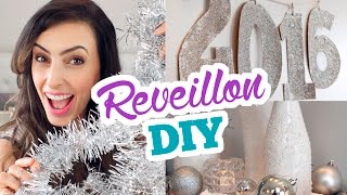 Ideias de decoração de Ano Novo  DIY Reveillon [upl. by Yrrag]