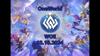 OneWorld guild WOE 03102024 [upl. by Einiffit]