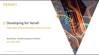 Developing for Venafi  Configuring TokenAuth in Venafi TPP [upl. by Daniels746]