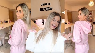 SKIMS VALENTINES COLLECTION REVIEW  Limited Edition Cherry Blossom  TRY ON  UNBOXING  HAUL [upl. by Onil]