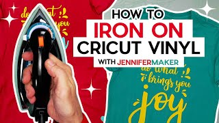 How to Iron On Cricut Vinyl With Regular Irons for Beginners [upl. by Leilah431]