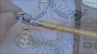 Repairing the Brocot Escapement Making New Steel Pin Pallets part 1 [upl. by Yensehc]