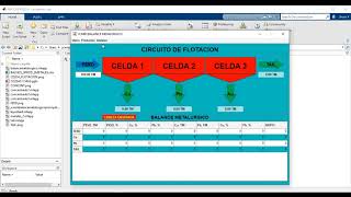 SIMULADOR PARA EL BALANCE METALURGICO DE 2 3 Y 4 PRODUCTOS [upl. by Nythsa]