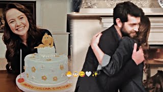 Yağmur Yüksel için sette doğum günü kutlaması🐣🎂🥳 [upl. by Htebyram]