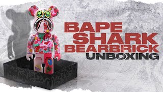 Unboxing  Massive Bape Shark Bearbrick 1000 Ultimate Collectible Art Toy [upl. by Ahker]