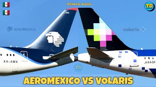 Aeromexico Vs Volaris Comparison 2023 🇲🇽Vs 🇲🇽 [upl. by Larok]