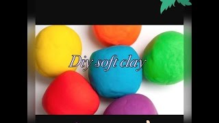 DIY Soft Clay with soap  shampoo  toothpaste and flour   New Recipe [upl. by Krystyna175]