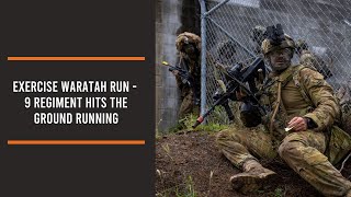 9 Regiment hits the ground running with Exercise Waratah Run 2023 [upl. by Wehttan8]