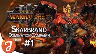 THE EXILED ONE  SKARBRAND Domination 1  Total War WARHAMMER III [upl. by Lourie]