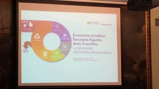 Economia circolare dallambiente a rilancio sistema produttivo [upl. by Meelak]