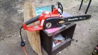 Homelite 14 inch chain saw from home depot review [upl. by Cavit101]