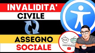 DA INVALIDITA CIVILE AD ASSEGNO SOCIALE INPS ➡ FINO 460€ MESE PER CHI [upl. by Diane]