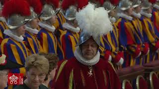 6 May 2024 Holy Mass Pontifical Swiss Guard Swearingin  Cardinal Pietro Parolin [upl. by Neyugn]