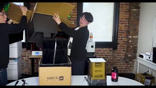 Unboxing The Phrozen Sonic 4K 3D Printers [upl. by Drofhsa547]