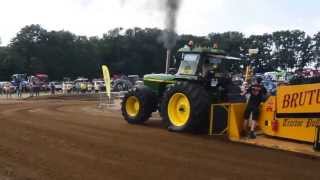 JOHN DEERE 4755 85Ton NICE PULL [upl. by Eshelman]