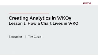 Creating Analytics in WKO5 Lesson 1 How a Chart Lives in WKO [upl. by Aicilla]