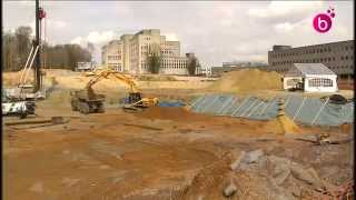 1ère pierre du futur hôpital Chirec à Delta [upl. by Esoj]