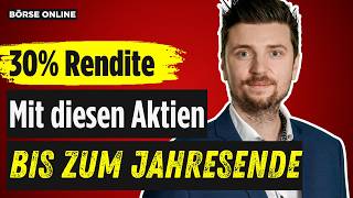 30 bis Jahresende mit diesen Aktien aber eine WARNUNG Droht BörsenCrash nach Senkung der Zinsen [upl. by Silisav]