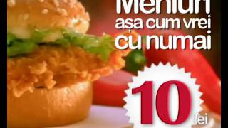 KFC  Meniuri de 10 lei [upl. by Karlow]