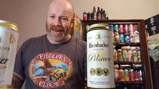 quotNEWquot Rheinbacher Pilsner can 45 Verses quotOLDquot Rheinbacher Pilsner can 45 [upl. by Hendon]