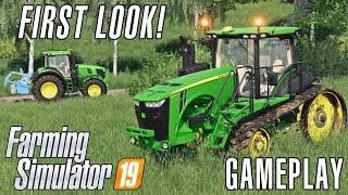 Farming Simulator 19  First Look Gameplay [upl. by Clo]