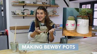 Making bewby pots for my friends [upl. by Anaidiriv]