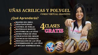 Curso Gratis de Uñas Acrílicas y Polygel Para Principiantes💅 [upl. by Pubilis45]