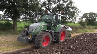 Fendt 516 Vario w Lemken Juwel 7 Plough  Farmers Guardian On Test [upl. by Ssyla]