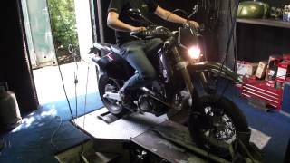 Suzuki DRZ 400 athena 440 yoshimura rs2 fcr39 dyno run 12 [upl. by Audie90]