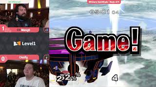 Mang0 Falco vs Ossify Marth  Melee Singles Winners SemiFinal  Full Bloom 2024 [upl. by Tereve747]