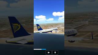 RYANAIR APROACH LOS ANGELES AIRPORT aviation avgeek ryanair landing flightsimulator crash rfs [upl. by Caputo]