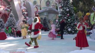 Whoville on the Backlot Grinchmas Universal Studios Hollywood [upl. by Lana584]