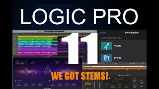 LOGIC PRO 11 IS HERE Stem Separation Ai Session Players NEW Saturator Plugin NEW Instruments [upl. by Alleris755]