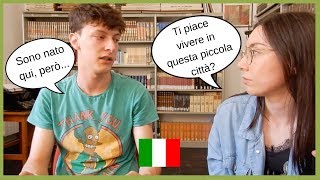 Italian conversation Comè vivere in una piccola cittadina in Italia secondo un 21enne Subs [upl. by Wendy278]