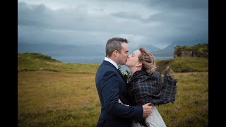 Colin and Aprils Dunscaith Castle Elopement on Skye [upl. by Divine]