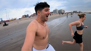 I did the New Years Day Coney Island Polar Bear Plunge [upl. by Chatwin760]