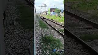 High Speed train crossings passeng shorts idianrailways railway video [upl. by Cathie413]