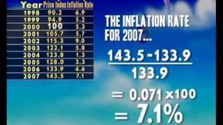 Inflation Calculating the rate of inflation [upl. by Vihs]