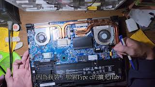 開箱 MSI 微星 Katana GF66 disassembly 拆機 解說 擴充 [upl. by Shiekh]