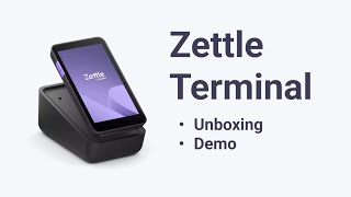 Zettle Terminal with Printer  Unboxing and Demo [upl. by Ahselrak]