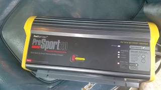 ProMariner ProSport20 as a Backup Van Solar AGM Battery Bank Charger [upl. by Okomom733]