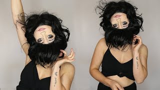 UPSIDE DOWN REVERSE FACE MAKEUP TUTORIAL [upl. by Ueih]