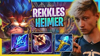 REKKLES IS READY TO PLAY HEIMERDINGER  FNC Rekkles Plays Heimerdinger Support vs Pyke [upl. by Nylodnew]