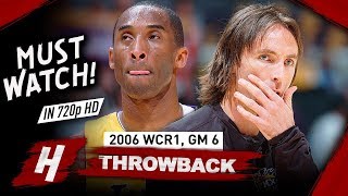 Steve Nash vs Kobe Bryant EPIC Game 6 Duel Highlights 2006 NBA Playoffs  Kobe 50 Pts CLUTCH Nash [upl. by Notlaw]