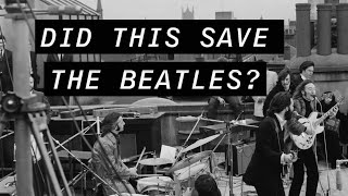 How The Rooftop Concert Saved The Beatles Before The End [upl. by Spearing]