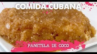 COMIDA CUBANA  Panetela de coco [upl. by Elkcim]